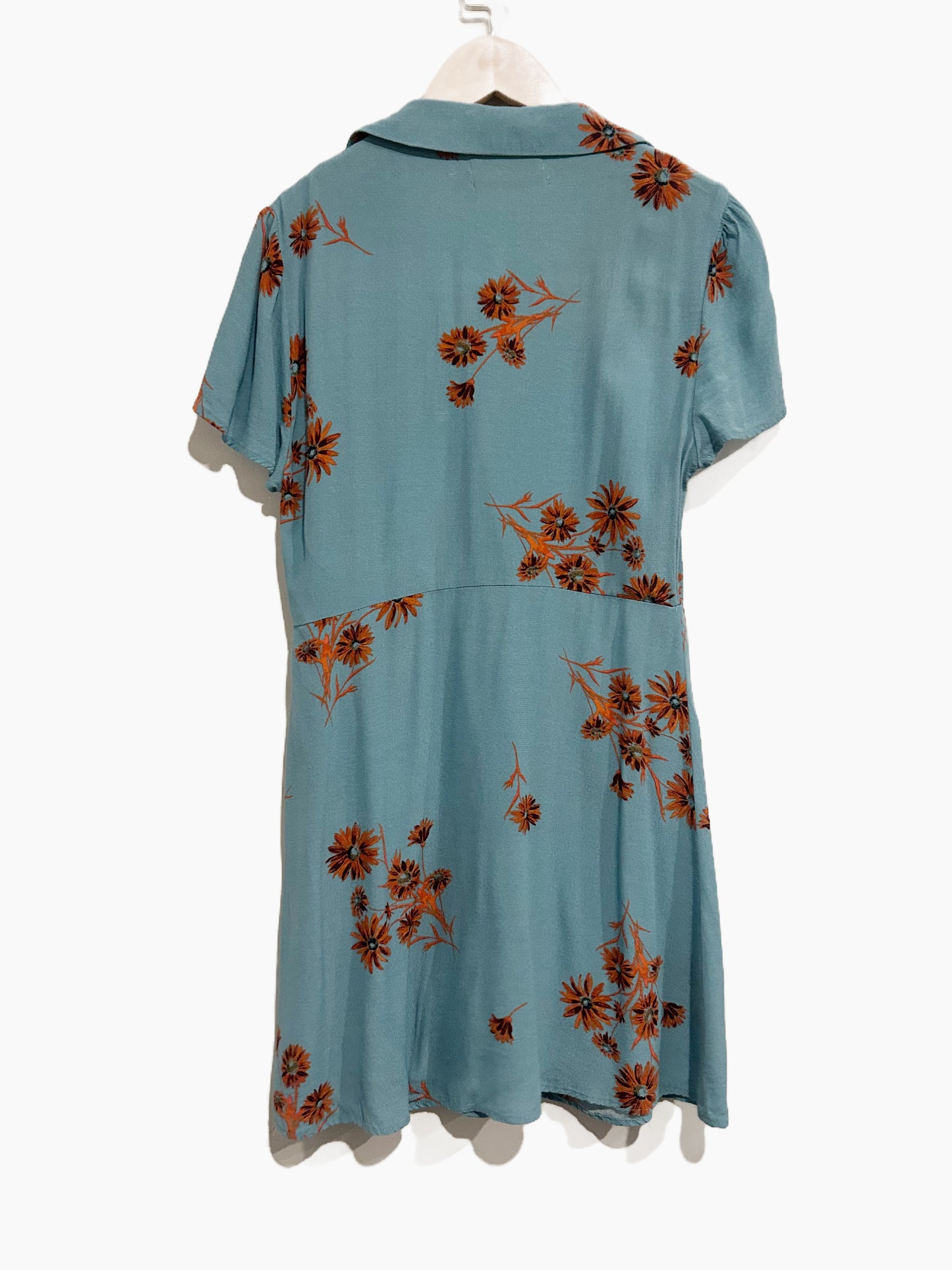 Urban Outfitters Mallory Floral Button Down Mini Dress - Small