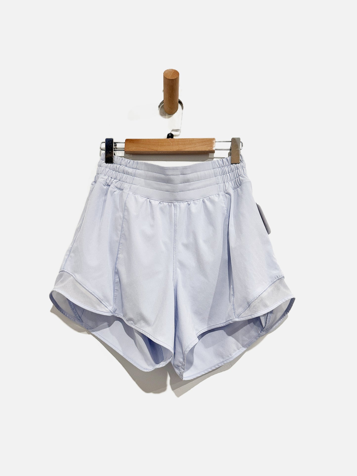 Lululemon Hotty Hot High-Rise Lined Short 4" Pastel Blue- 6