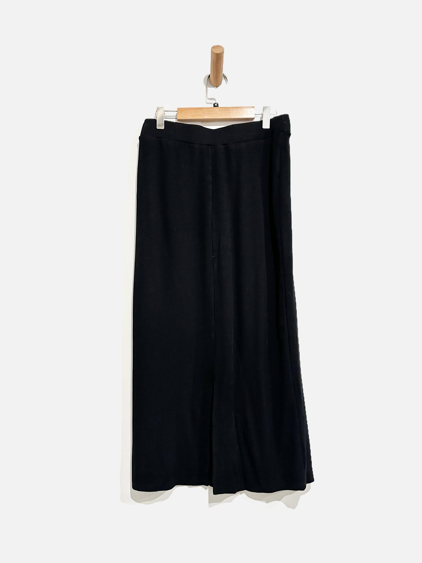 Marine Layer Black Ribbed Skirt - Medium