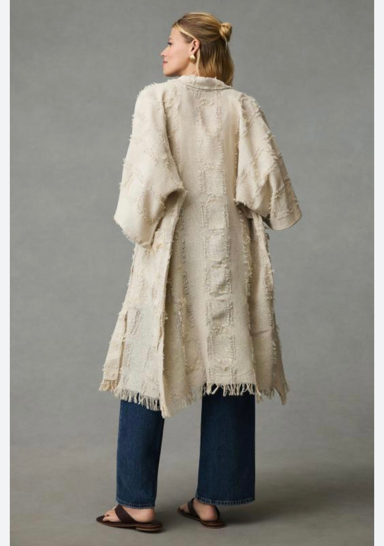 Anthropologie Pilcro Fringe Cardigan - 0S