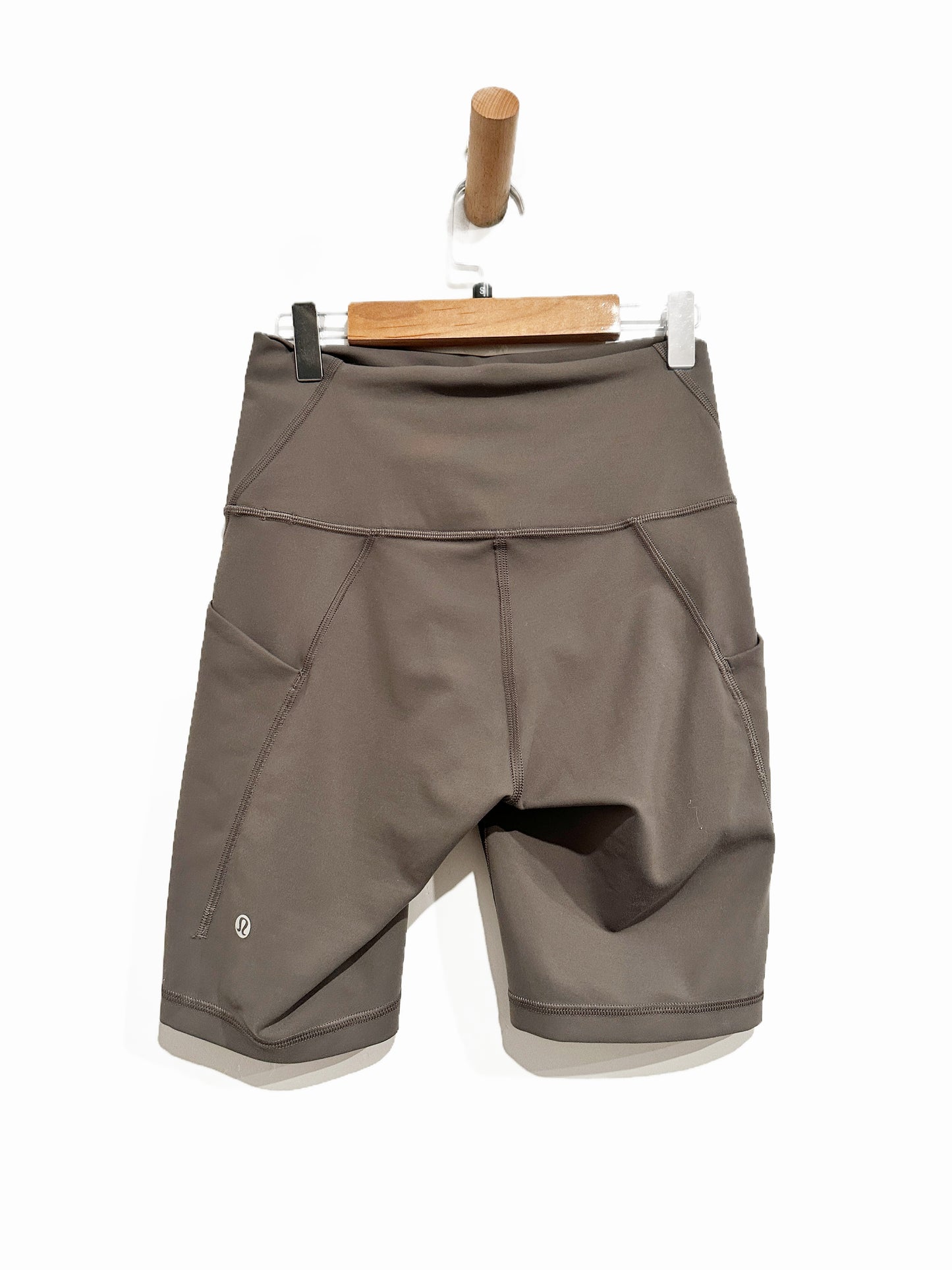 Lululemon Wunder Train High-Rise Short with Pockets 8" in Carob Brown - 6
