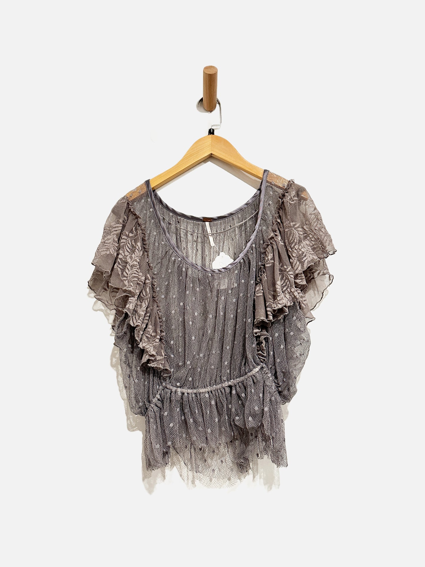 Free People Sweet Surprise Lace Top - Small