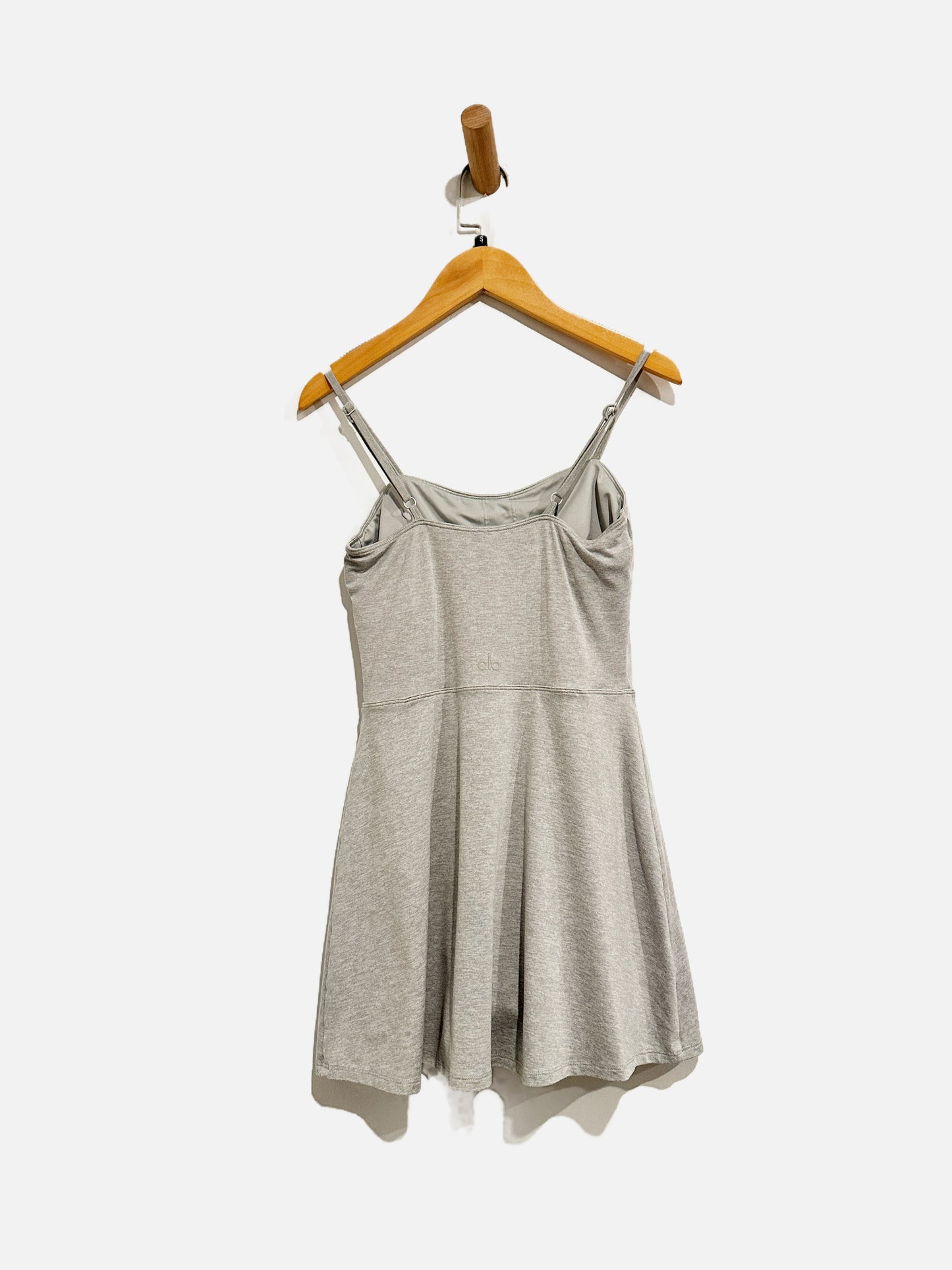 Alo Yoga Courtside Gray Mini Dress - Small