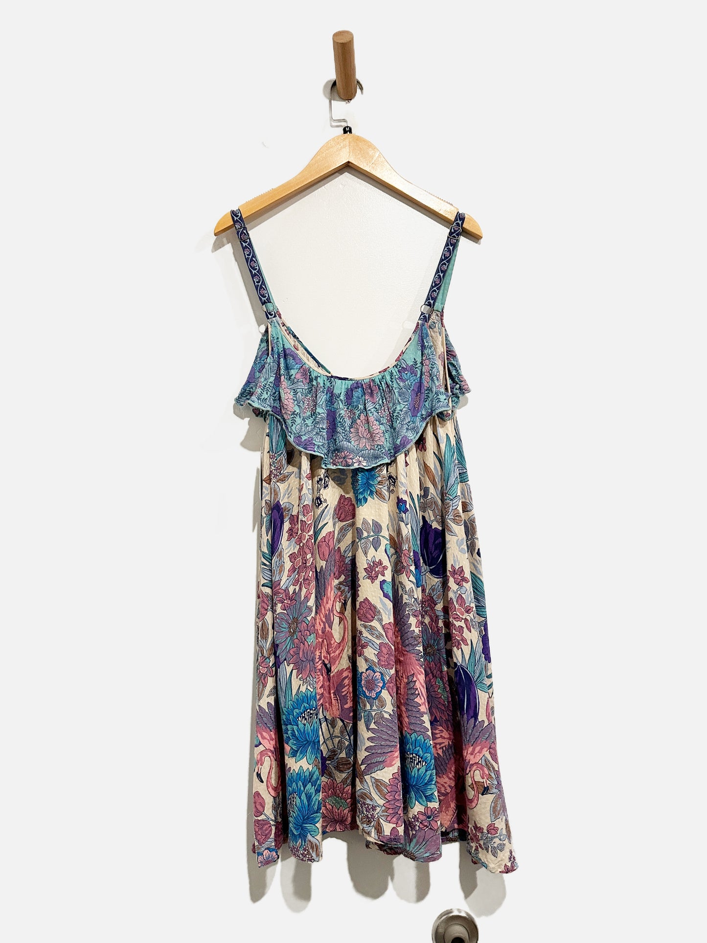 Spell & the Gypsy Blue Floral Mini Dress - Medium