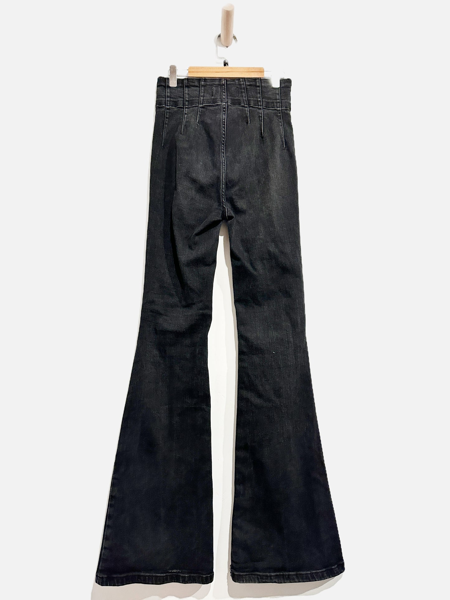 Free People Black Flare Jeans - 26