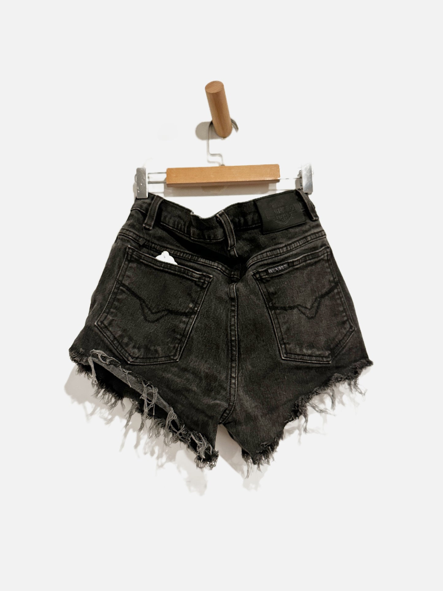 Harley Davidson Black Denim Shorts - 8