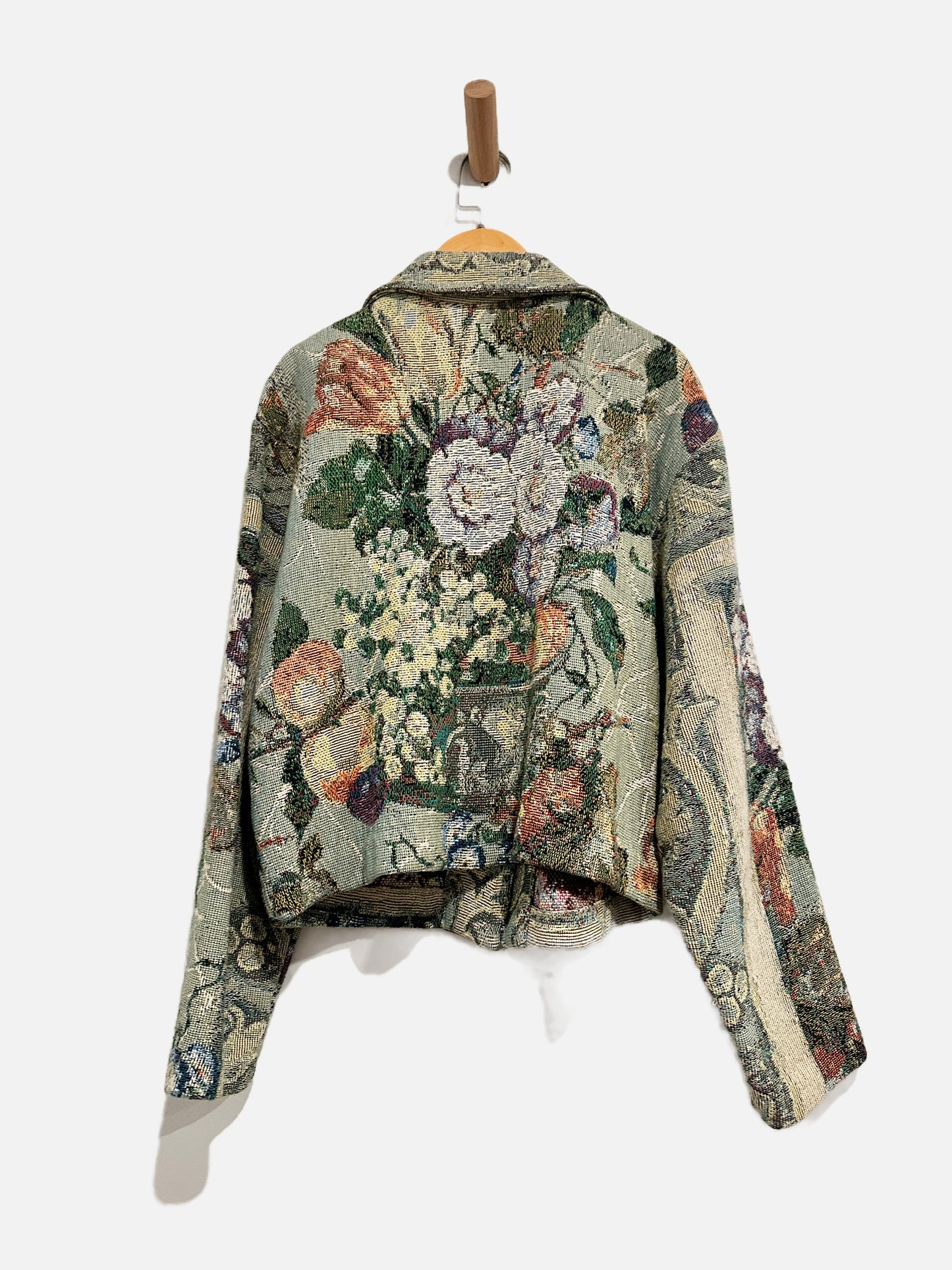 Vintage Paco Soler Tapestry Floral Blazer - S/M