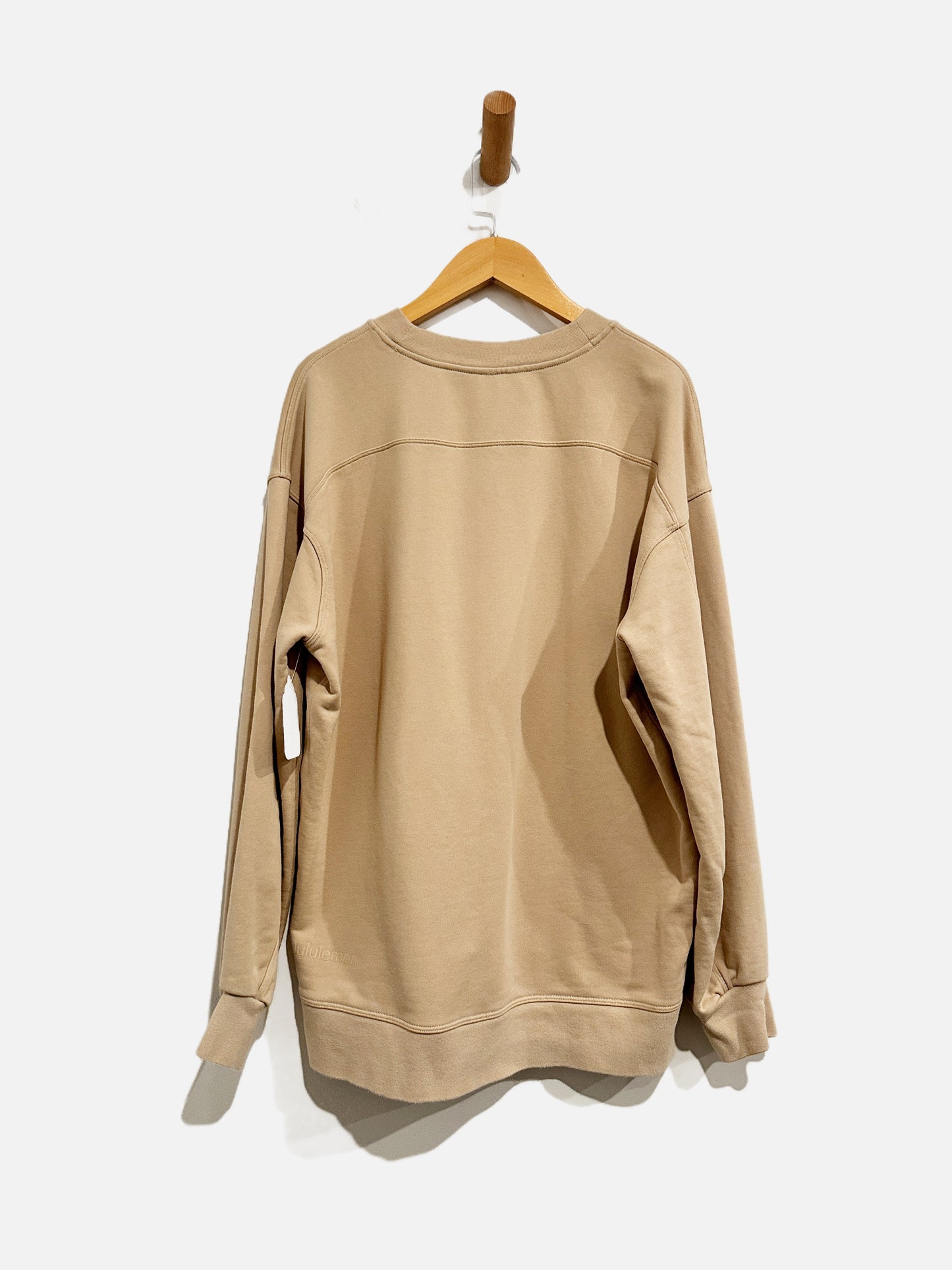 Lululemon Perfectly Oversized Tan Crewneck - 6