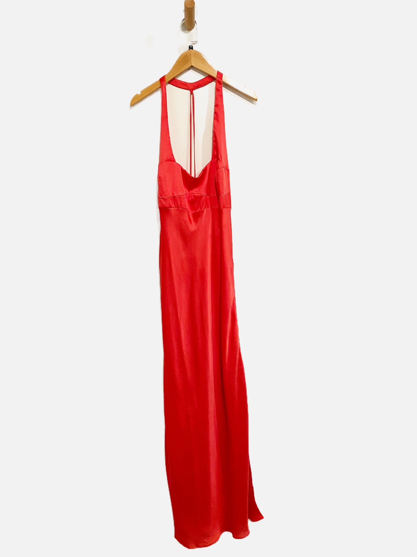 Free People NWT Intimately Happy Hour Pink Satin Midi Dress - XL