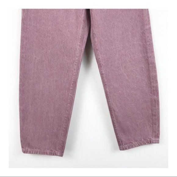 Levi’s Made & Crafted Barrel Crop in Lavender Fields Size 25