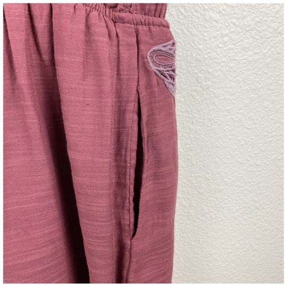 Free People Weila Romper in Pomegranate Size Large