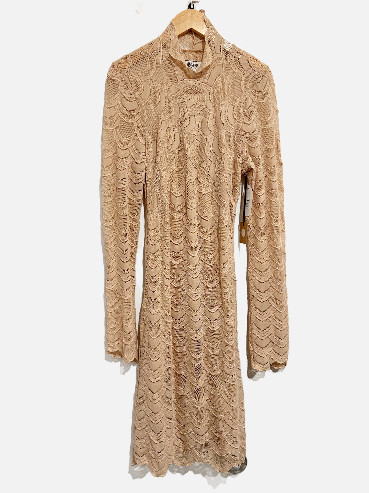 Nightcap NWT Tan Long Sleeve Dress- Size 4