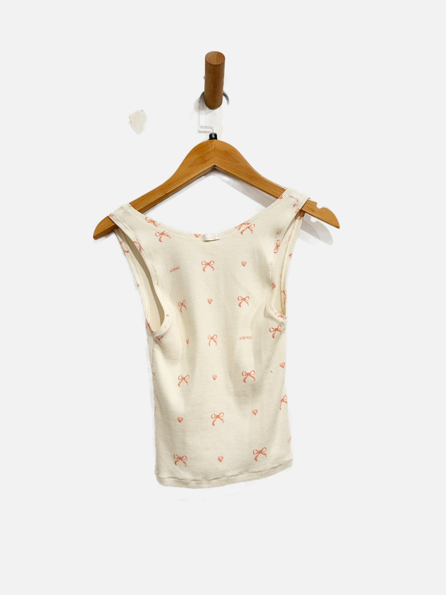 Skims White Bow Tank - Small