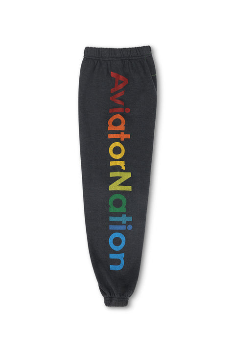 Aviator Nation Kids Grey Sweatpants - 12