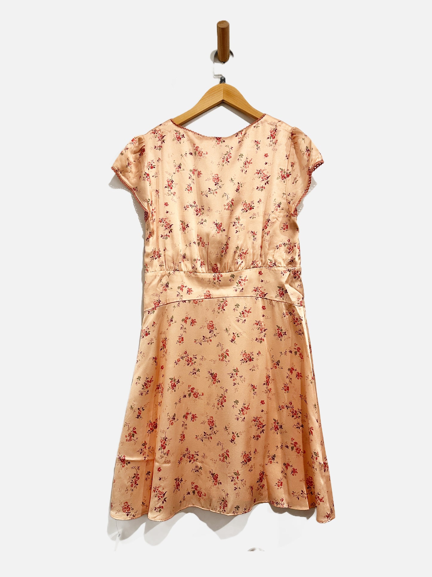 Reformation NWT Pink Floral Amelia Silk Mini Dress - 8