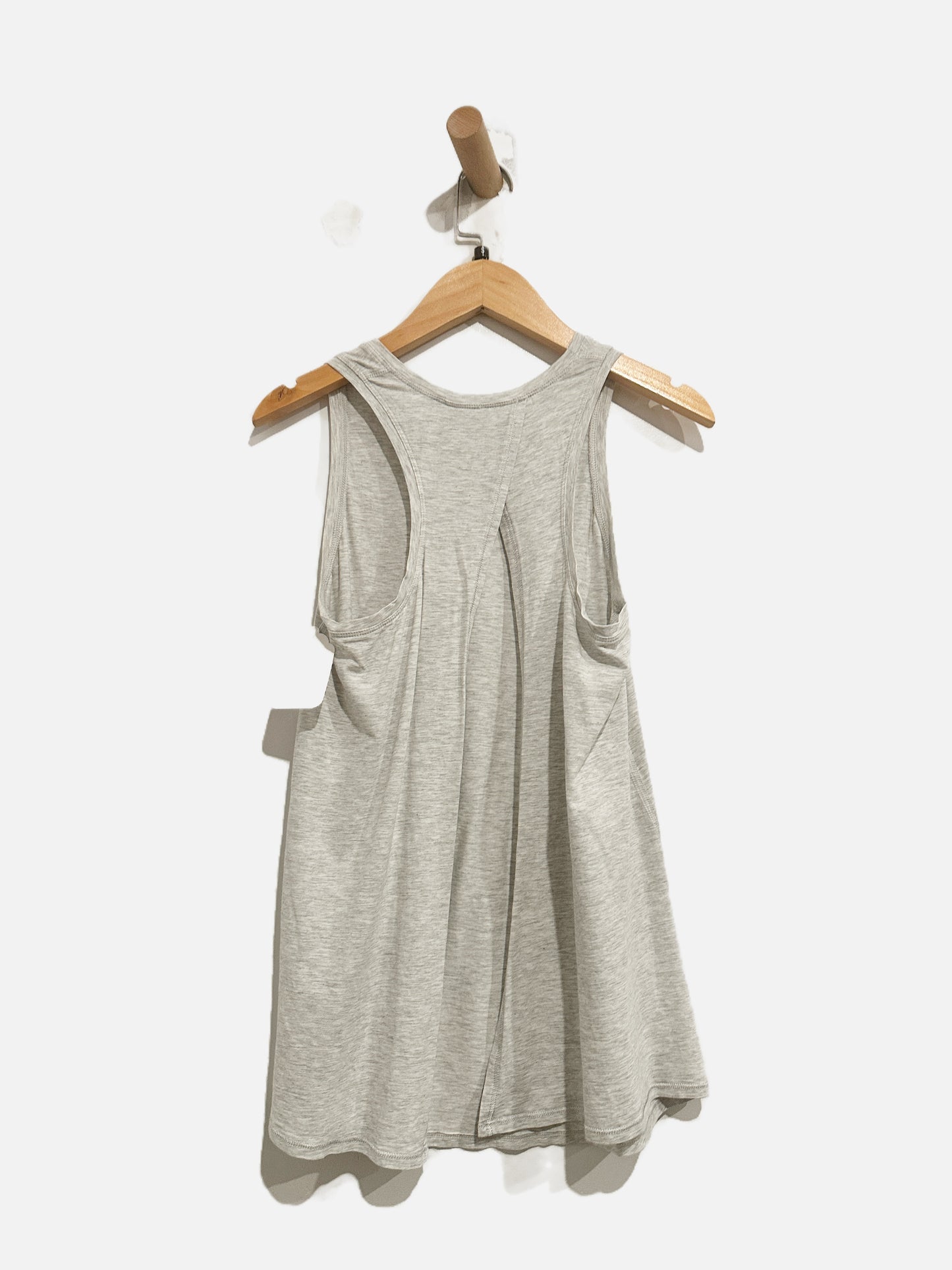 Lululemon All Tied Up Tank in Heathered Ultra Light Grey - Small