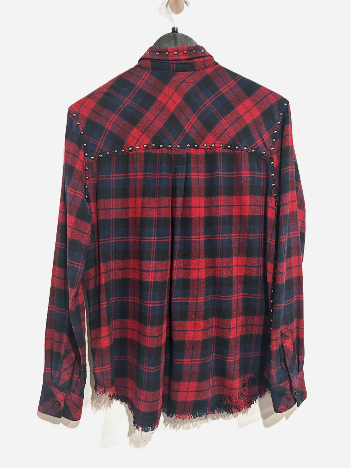 Rails Rex Studded Shirt in Scarlet Navy Coal - Small