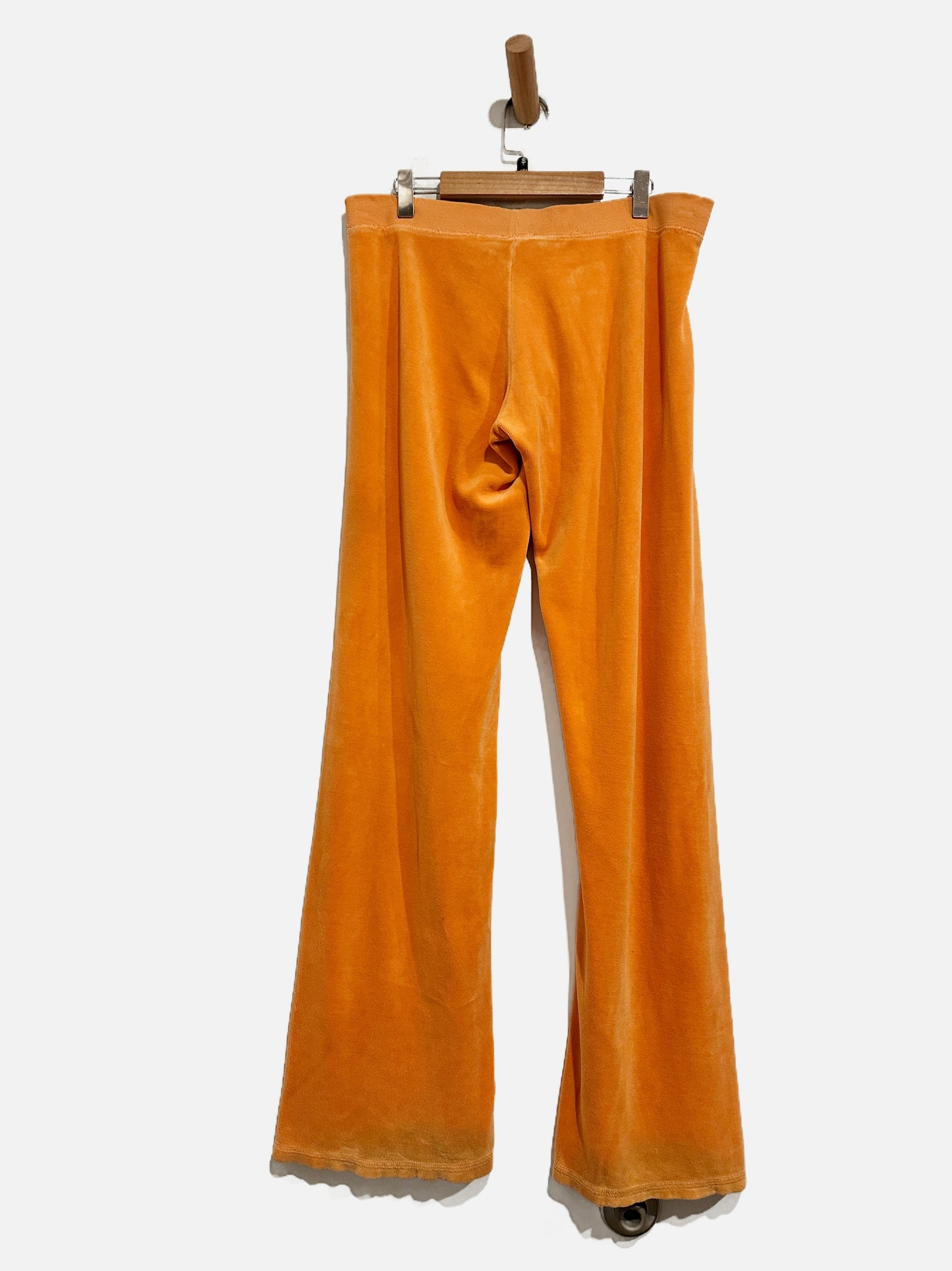 Juicy Couture Orange Terry Cloth Track Pants - Small