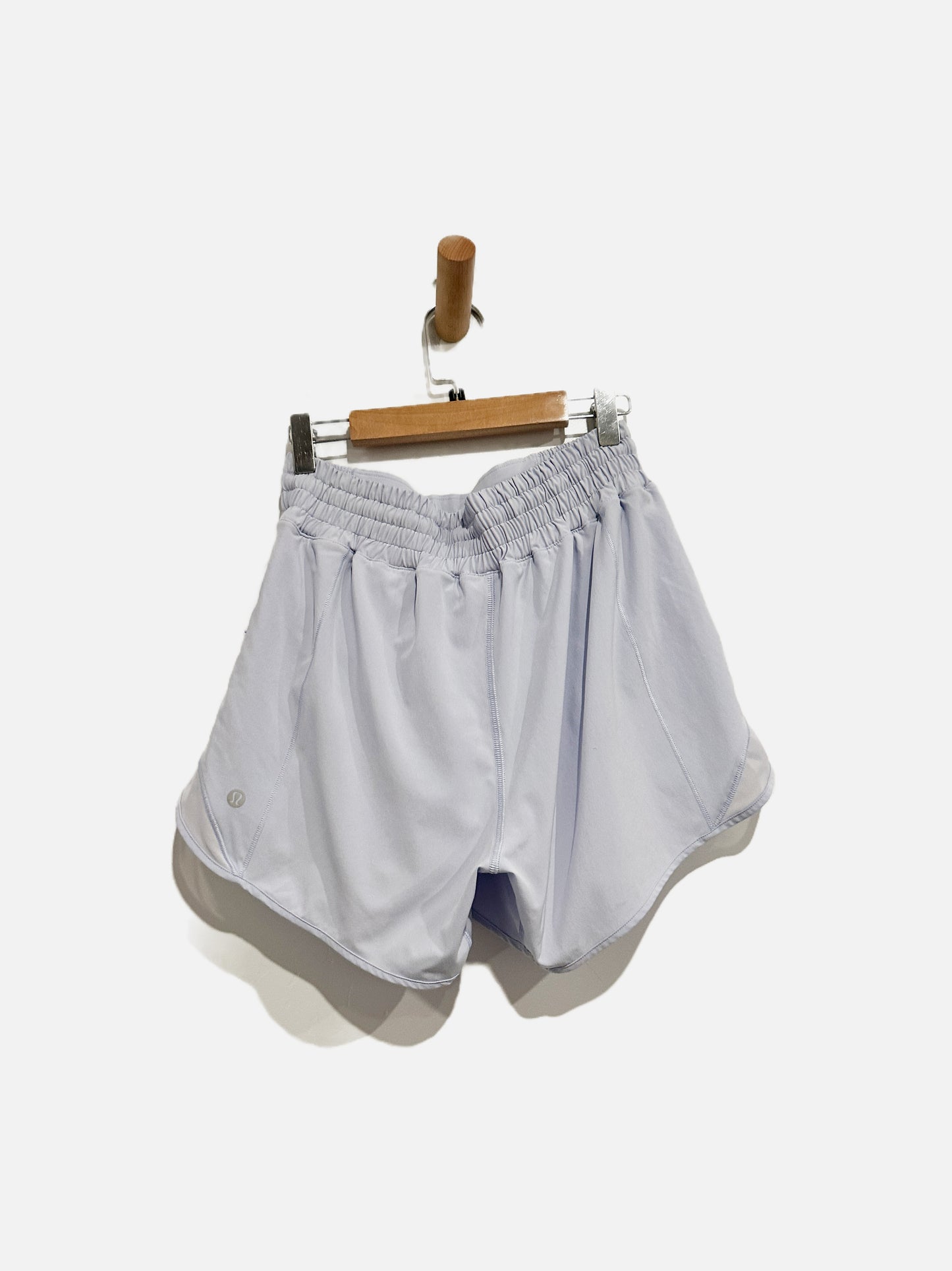 Lululemon Hotty Hot High-Rise Lined Short 4" Pastel Blue- 6