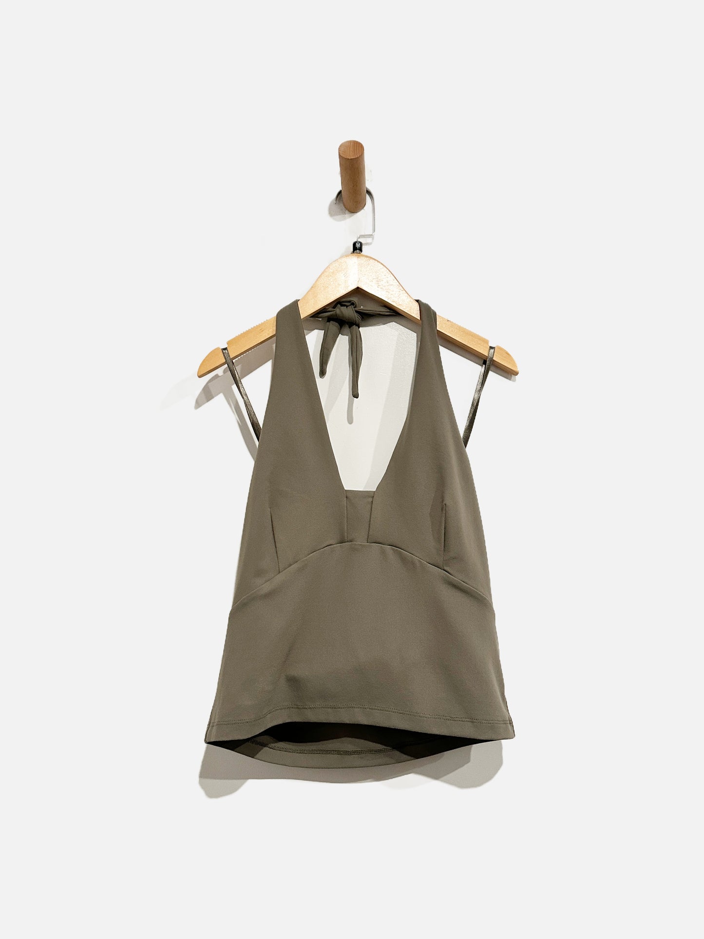 Anthropologie NWT Green Halter Tank - Medium