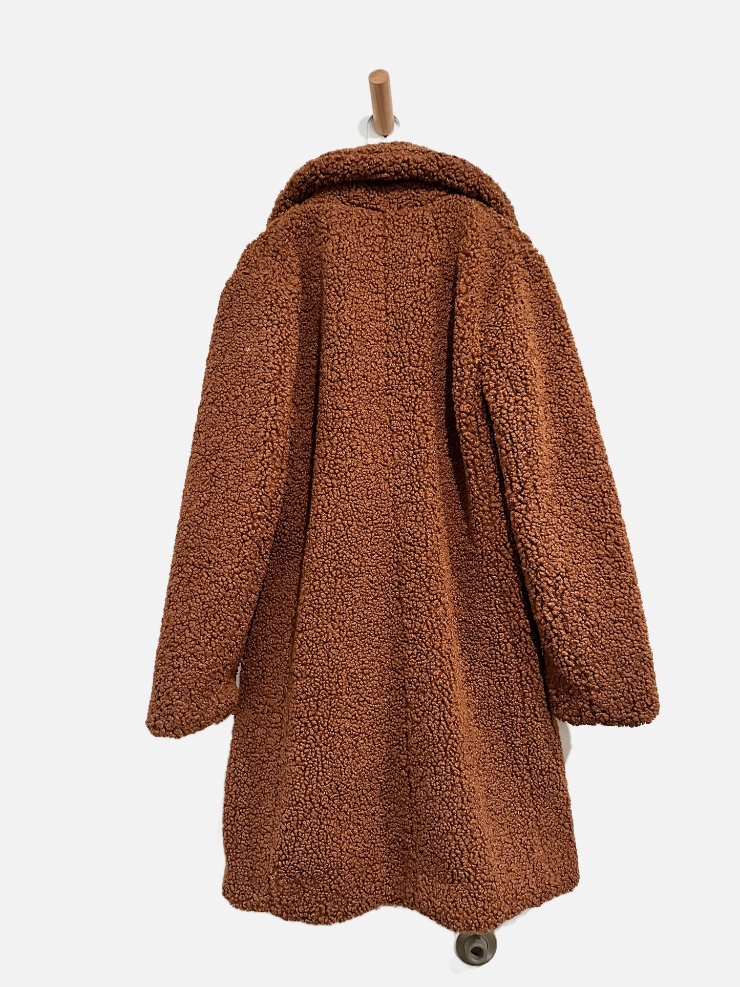 J.Crew Brown Teddy Coat - Small