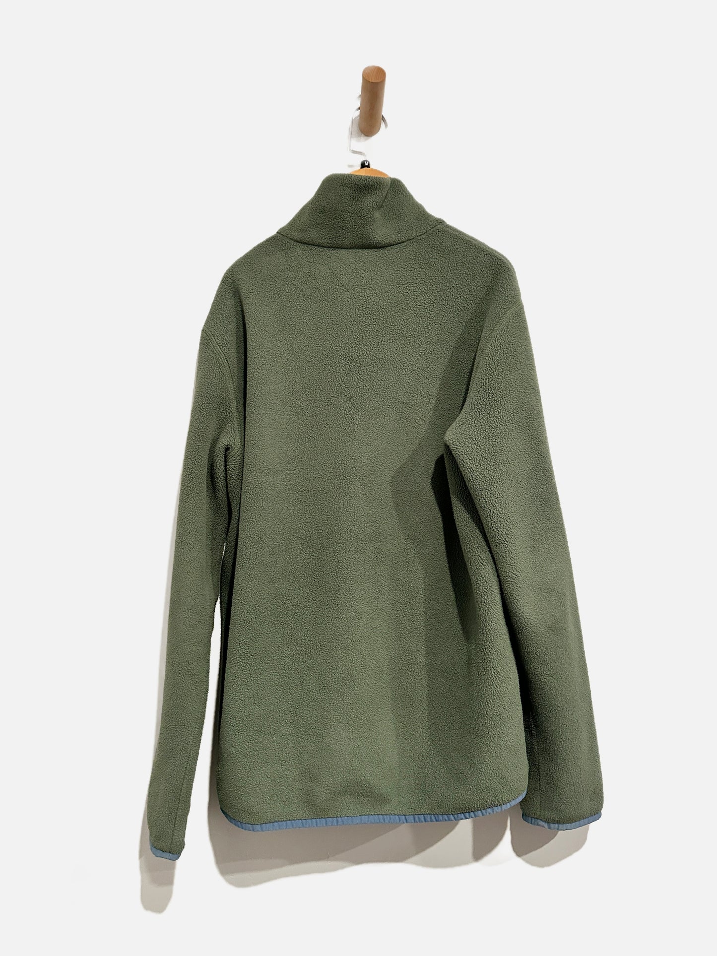 Cotopaxi Mens Green Stripe Zip Up Fleece - Medium