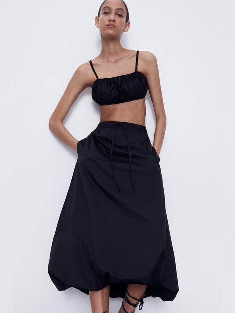 Zara Black Bralette Top - Small