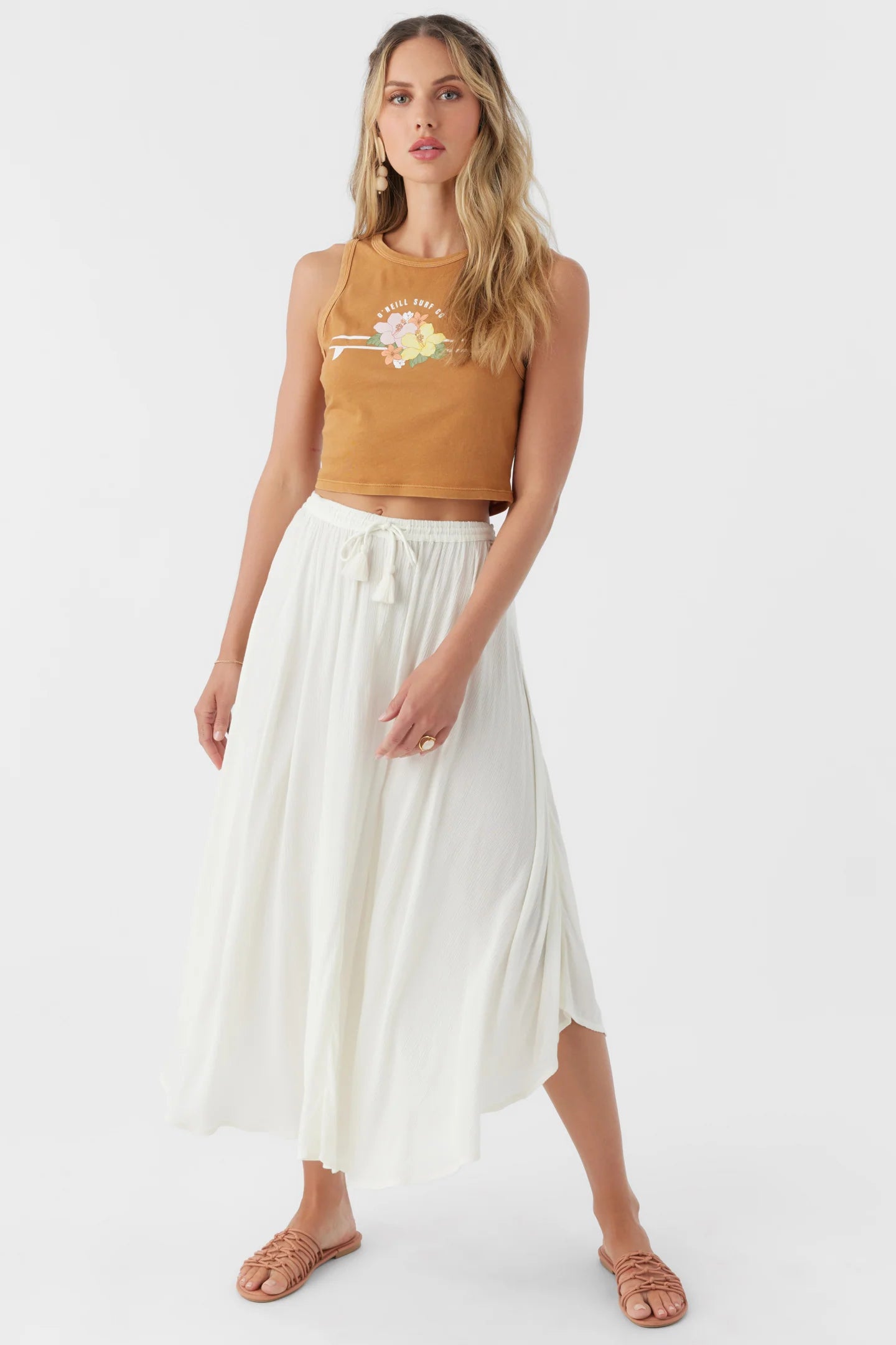O’Neill White Maxi Skirt - Small