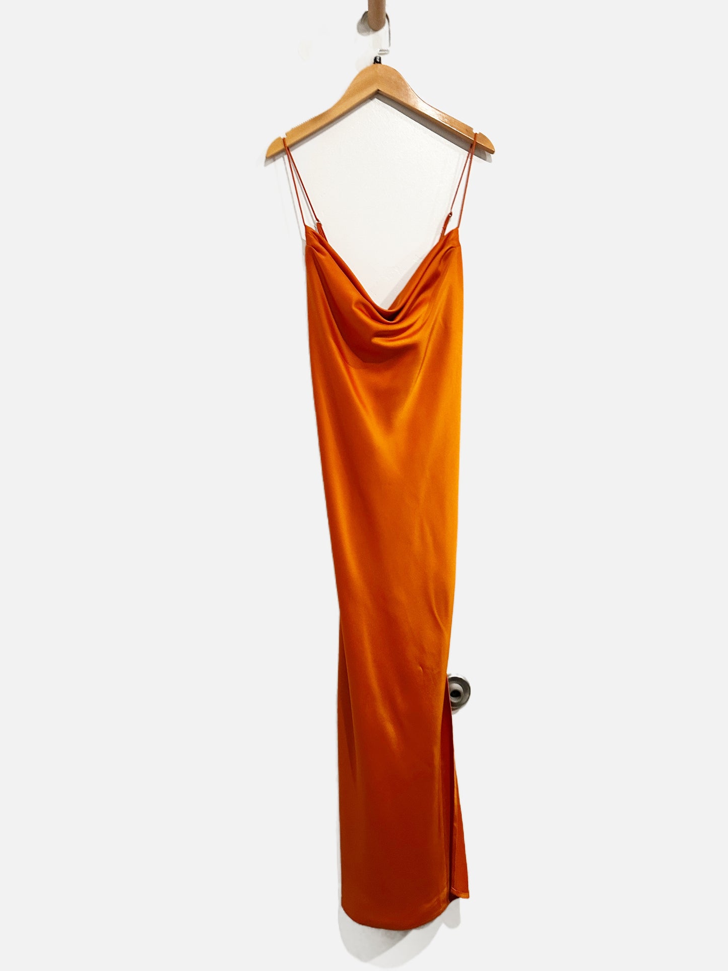 Banana Republic Orange Slip Dress - Medium