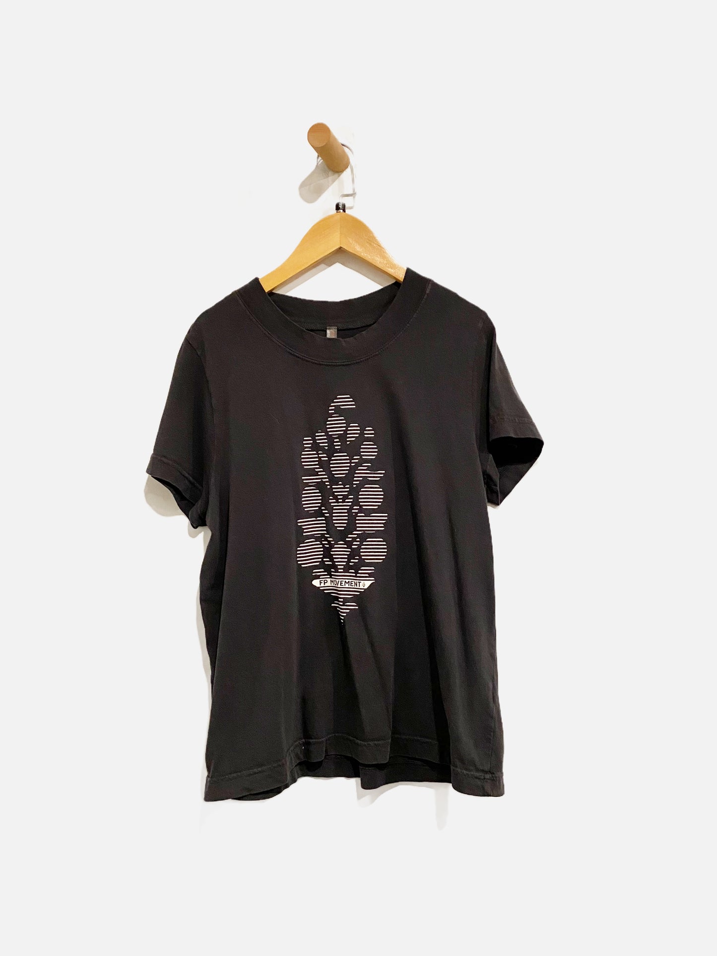 Free People Movement Game Time Black Tee - Small