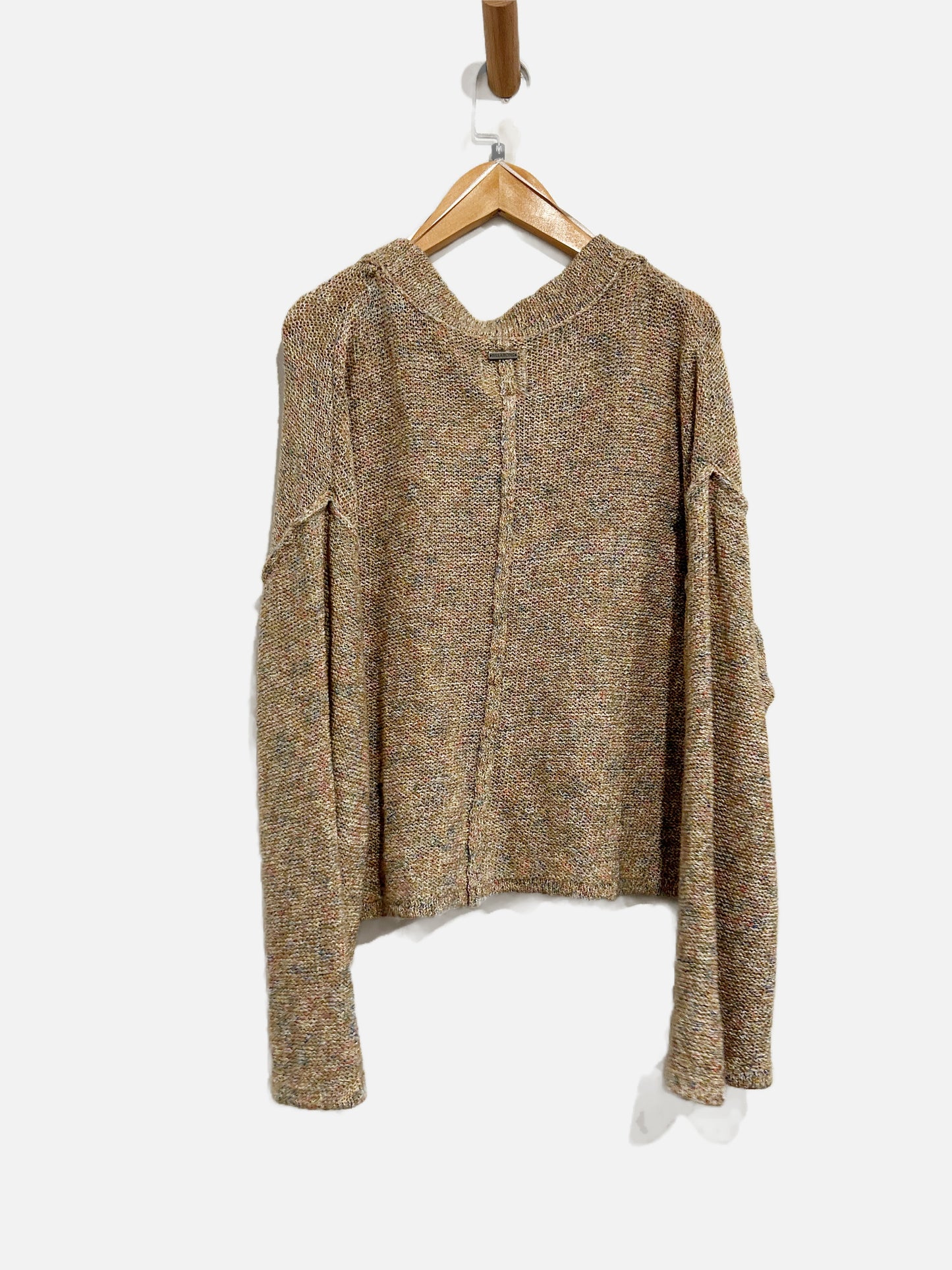 Billabong Cream Marled Sweater - Medium
