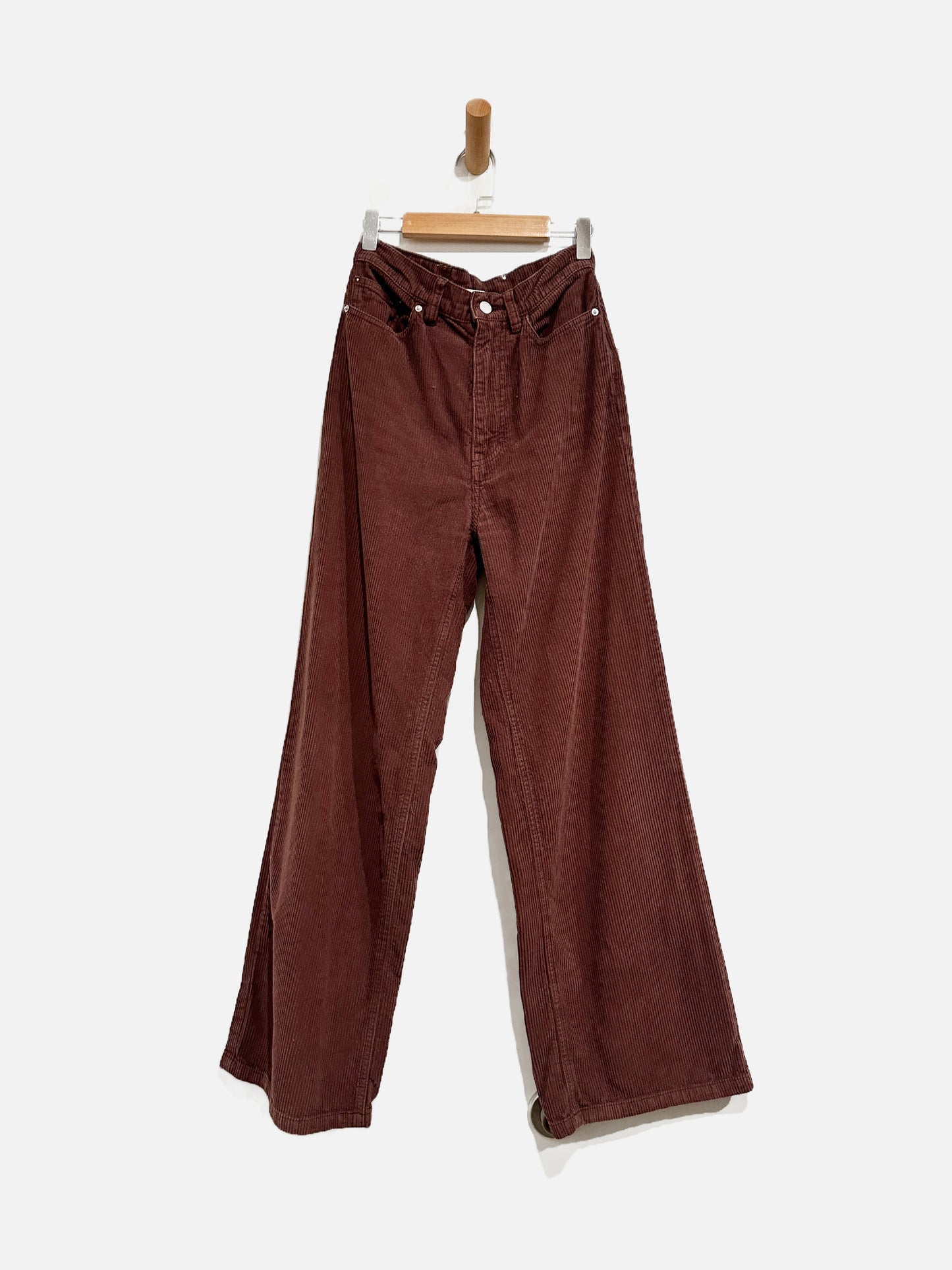 UO BDG Brown Corduroy Wide Leg Pants - 25