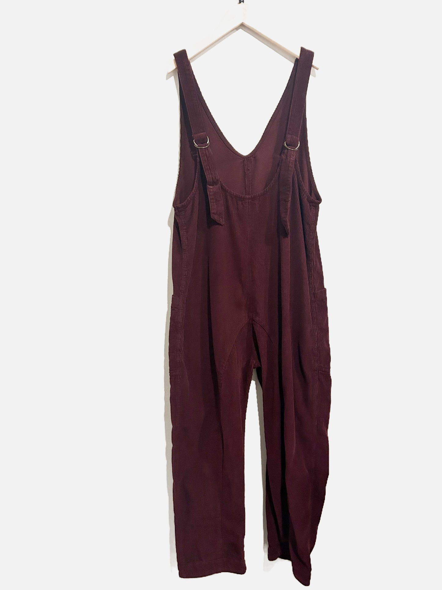Free People High Roller Corduroy Jumpsuit - Small