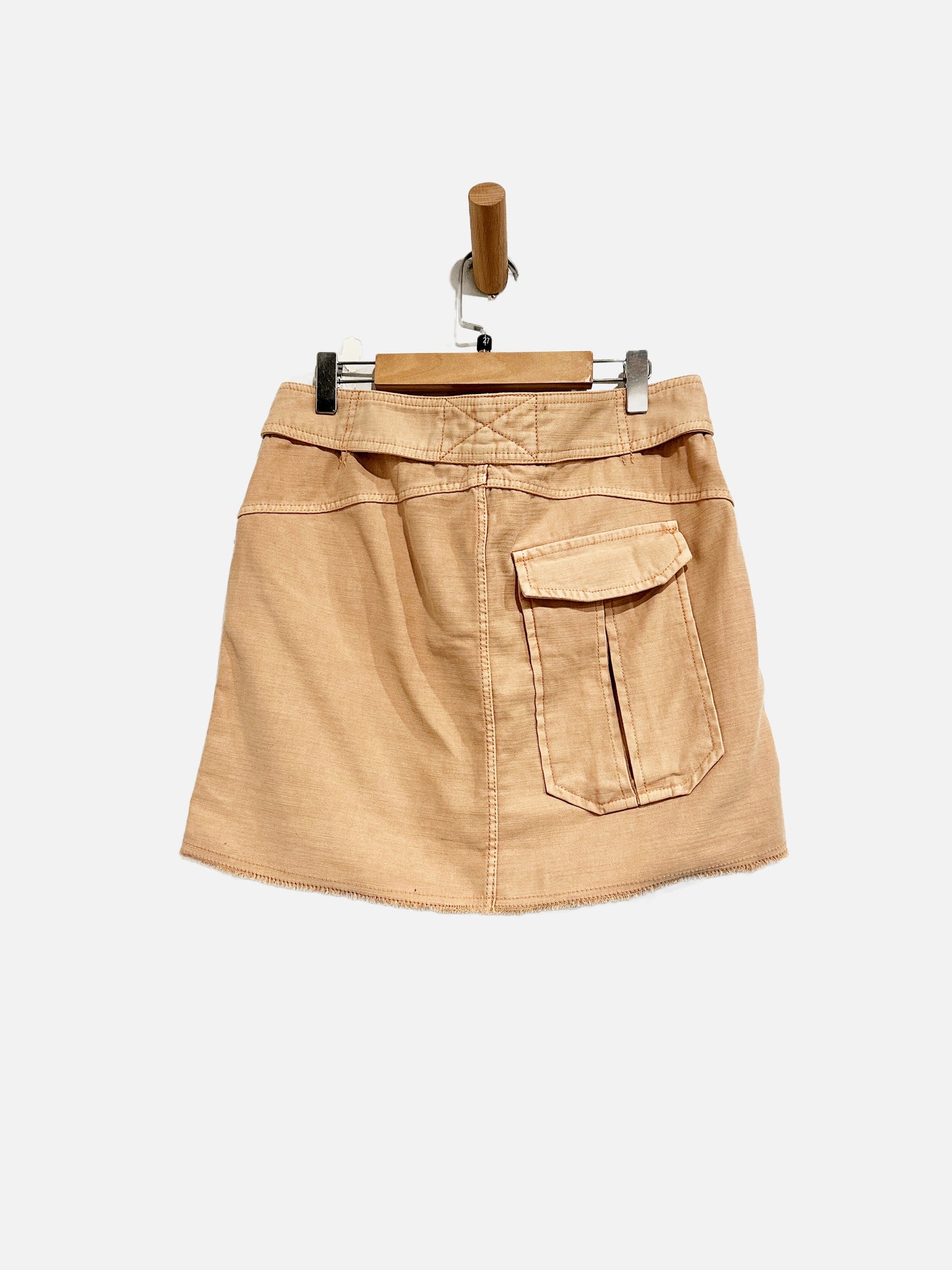 Free People Tan Cargo Skirt - 4