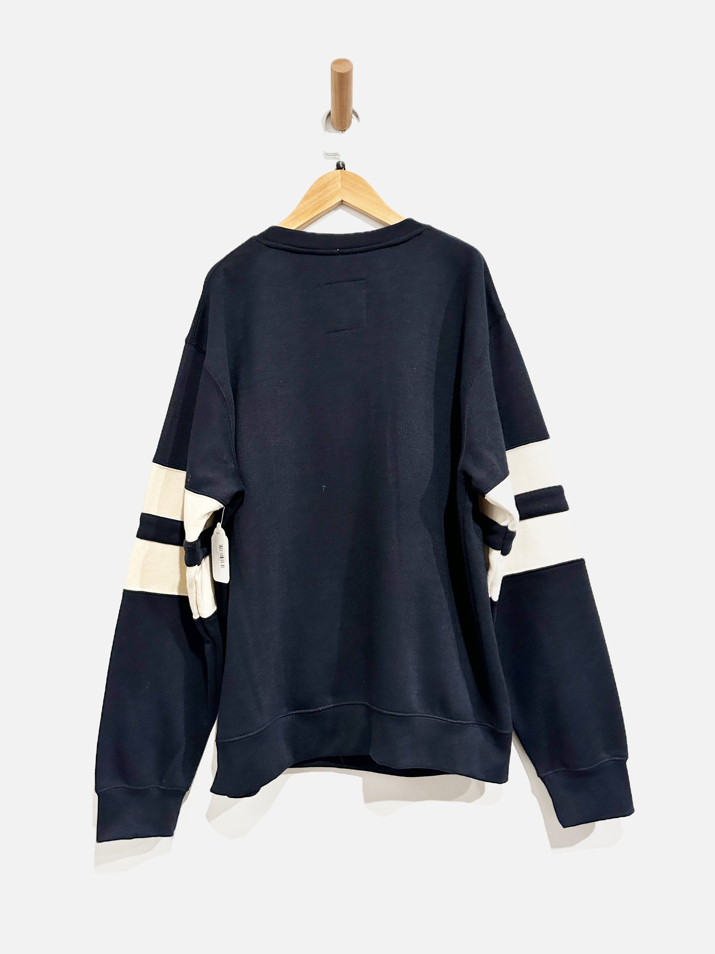 New York Popular Navy “California” Embroidered Sweatshirt - Large