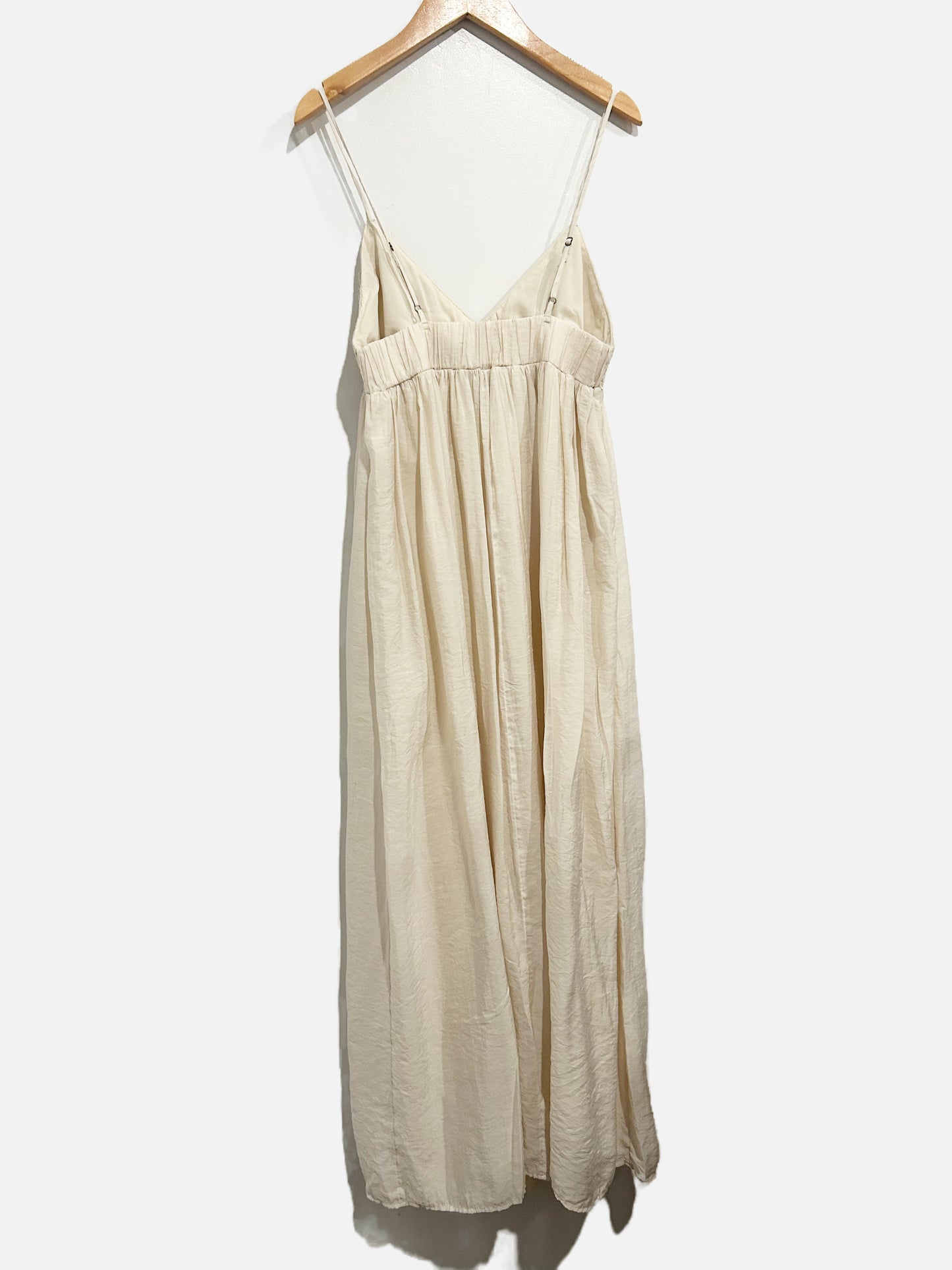 Abercrombie & Fitch Cream Maxi Dress - XSP