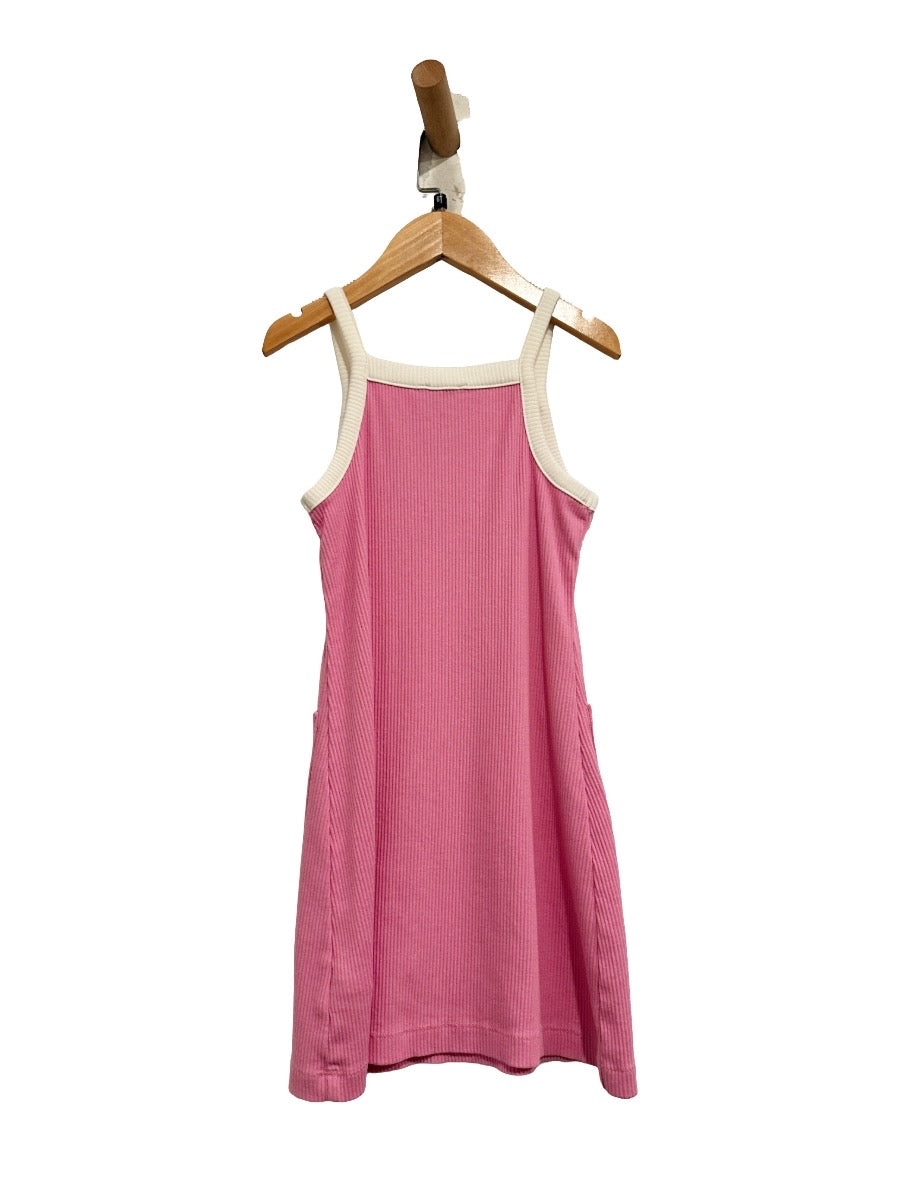 Crewcuts Pink Ribbed Tank Dress - 7