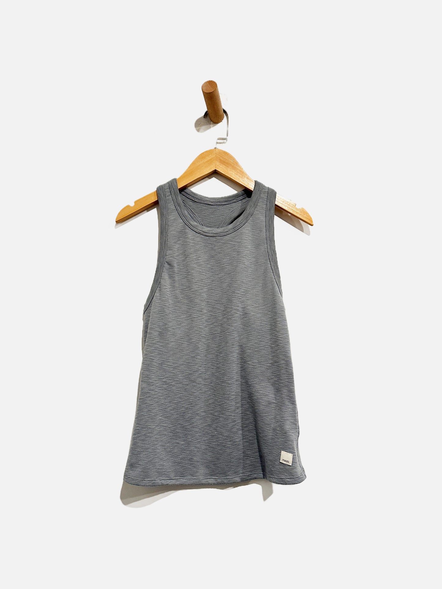 Vuori Sunrise Grey Racerback Tank - Small
