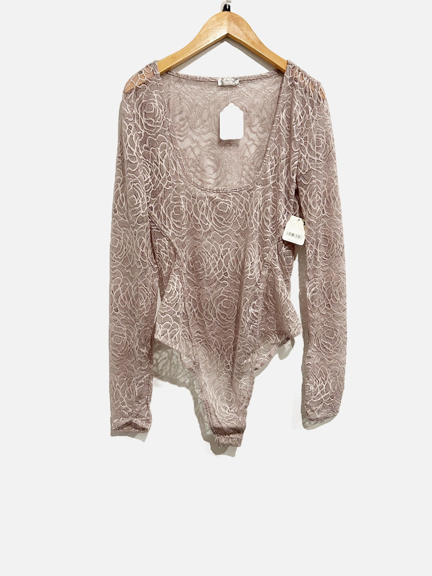 Free People In My Head Lace Bodysuit - Small