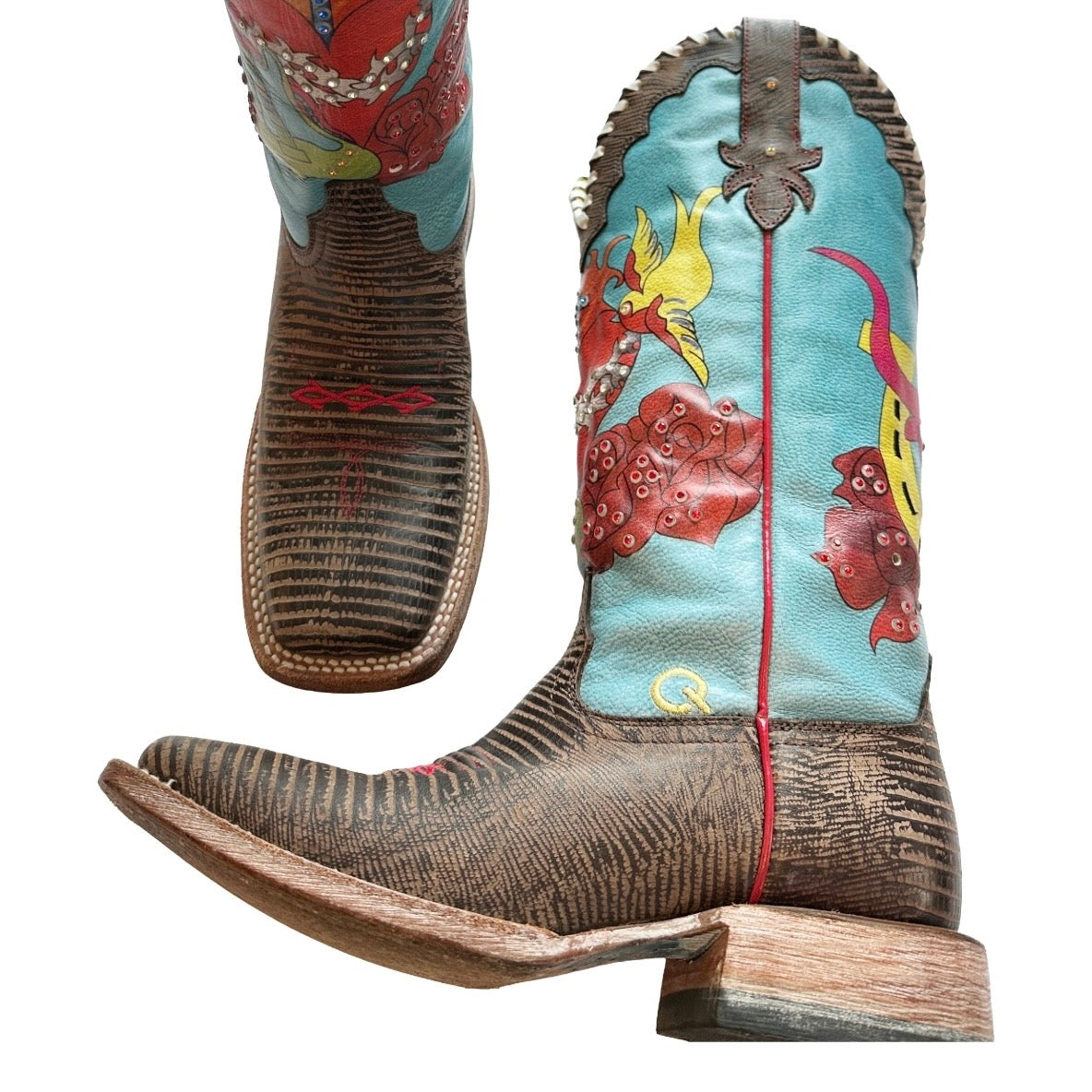 Ariat Graphic Design Cowboy Boots - 8.5