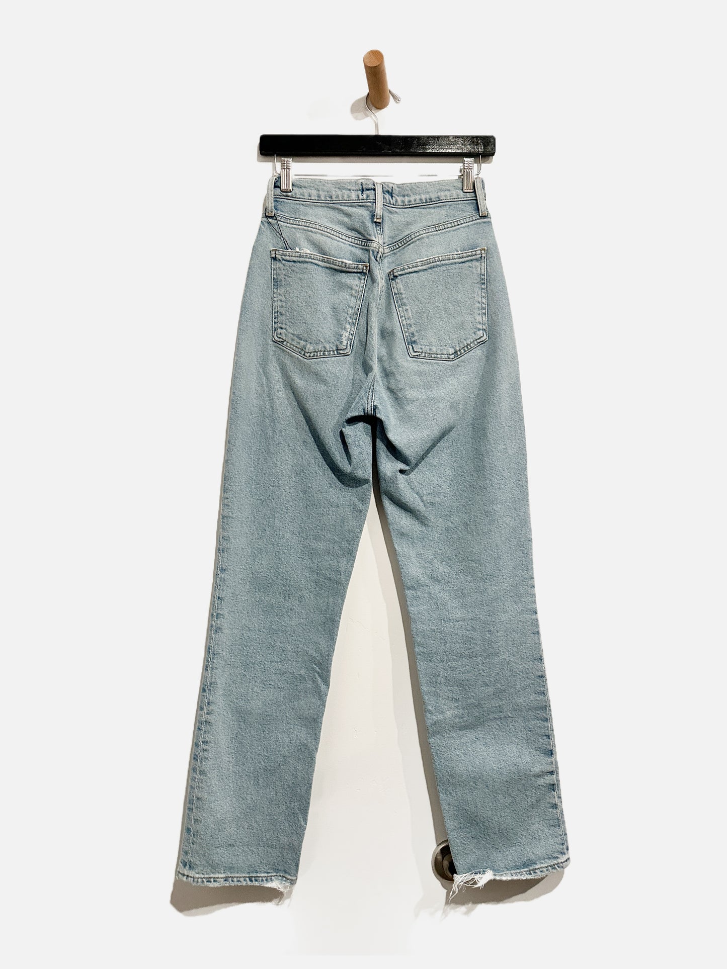 Agolde High Rise Stove Pipe Jeans - 24
