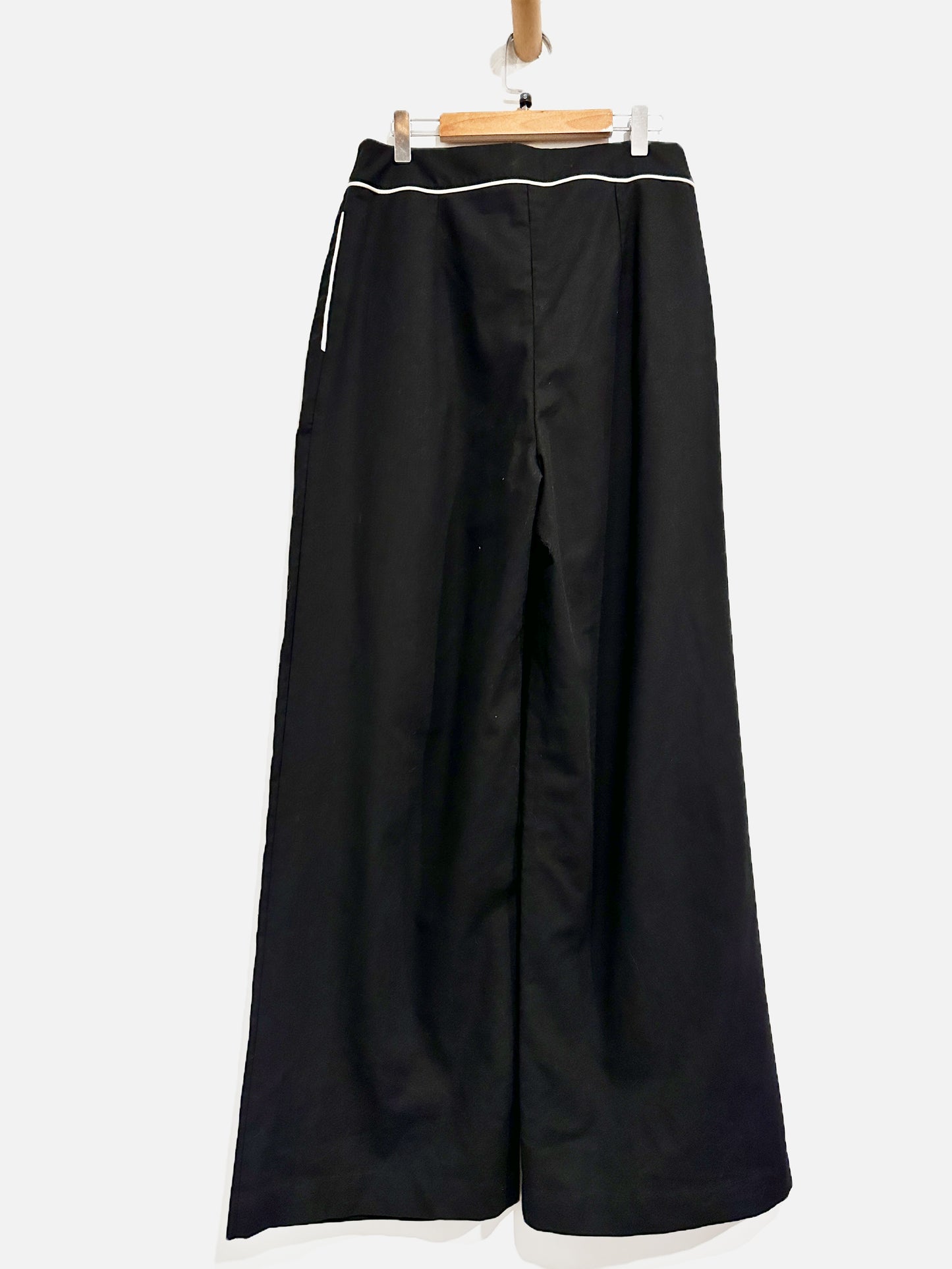 Commense Black Wide Leg Pants - Small