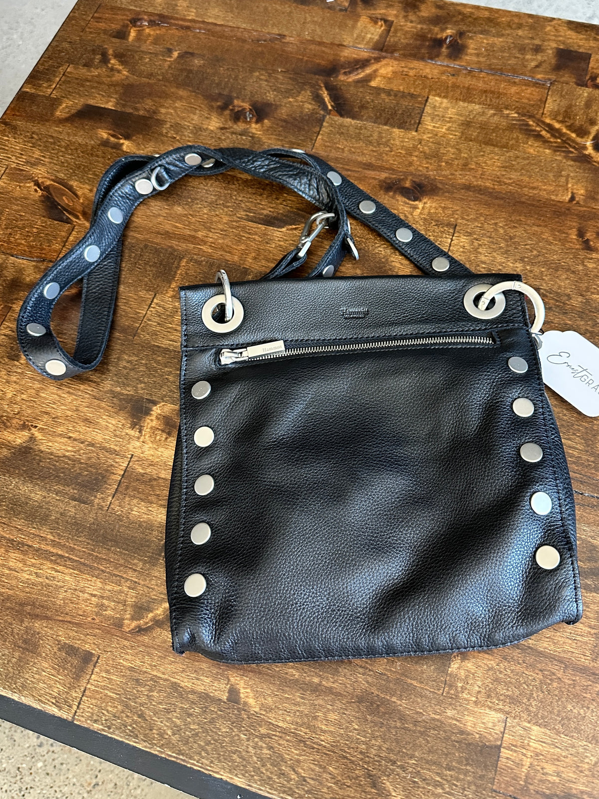 Hammit Tony Crossbody Bag in Black
