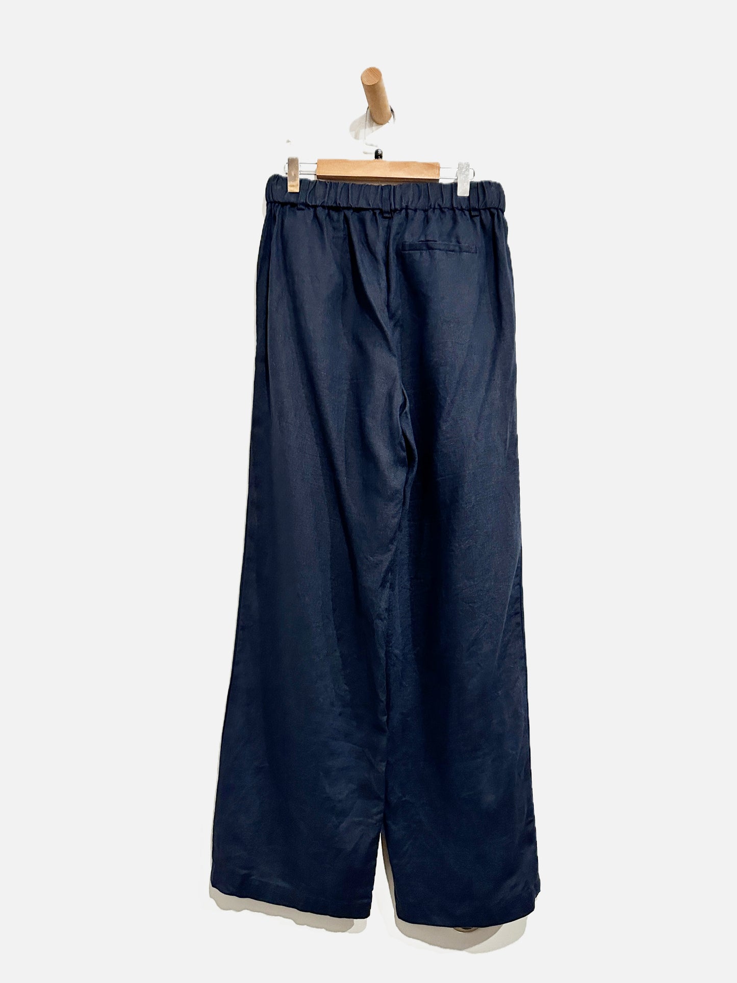 Quince European Linen Trousers in Deep Navy - 4