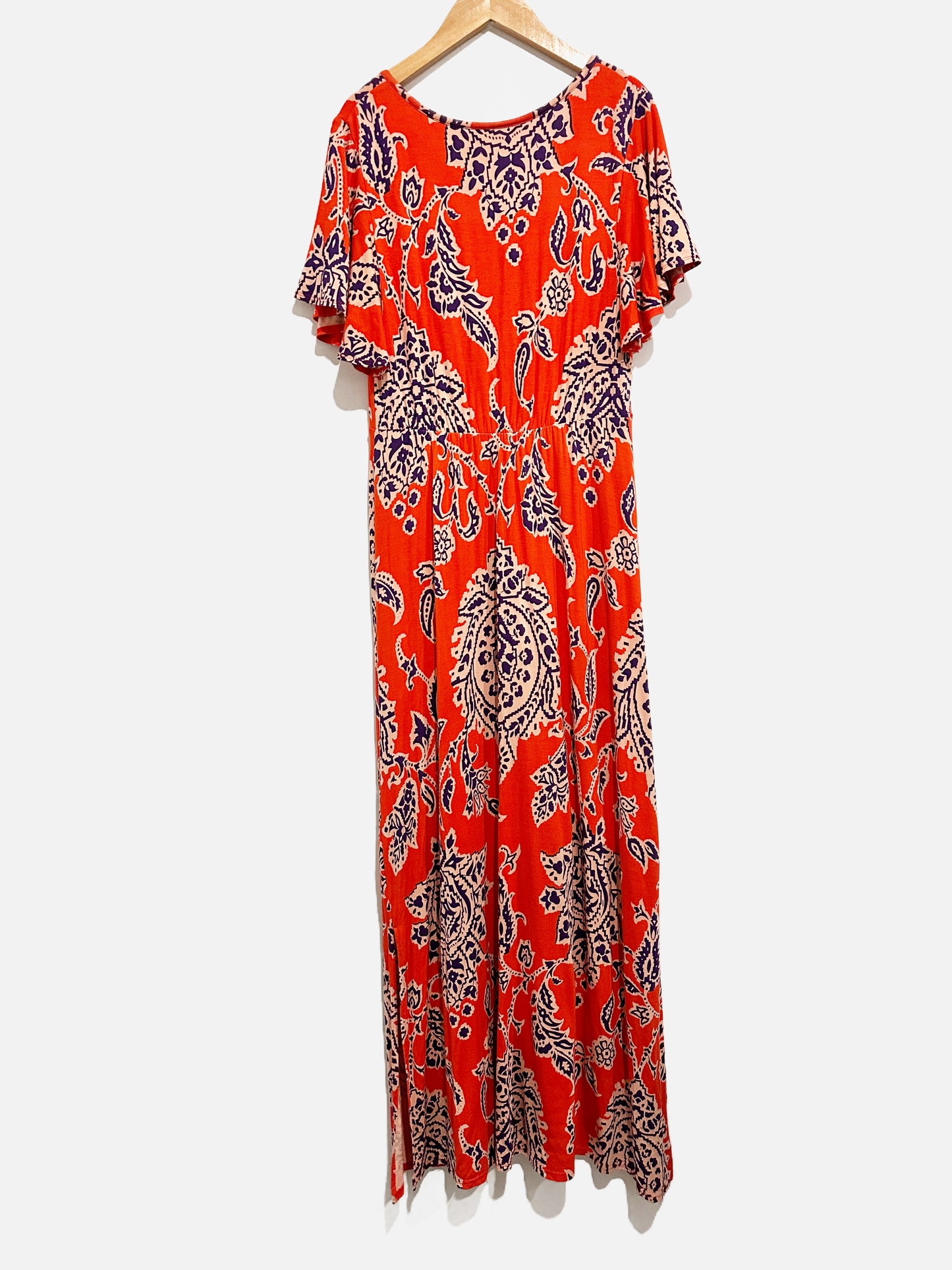 Anthropologie Akemi + Kin Red Medallion Maxi Dress - Small