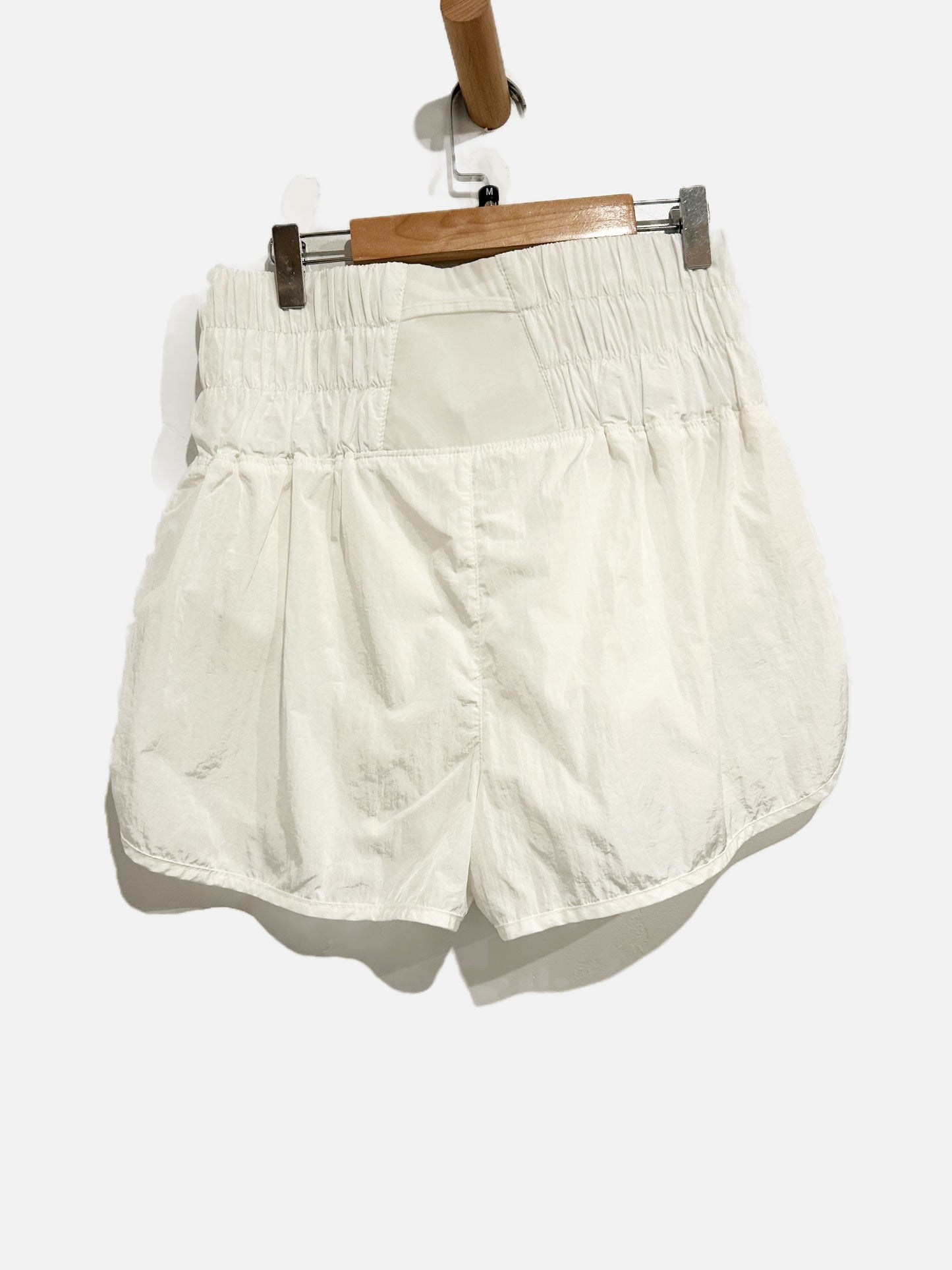 Free People White The Way Home Shorts - Medium