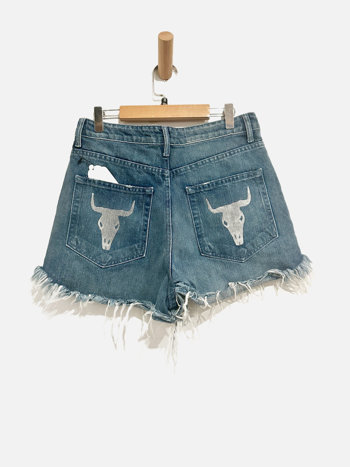 Mumu Blue Bull Shorts - 28