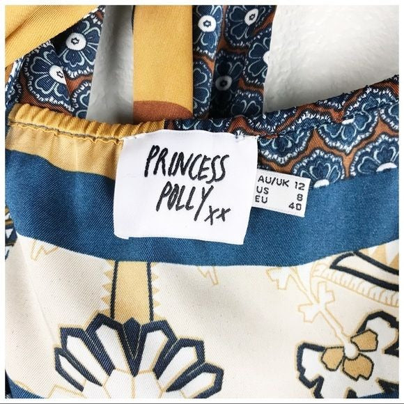 Princess Polly Jenna Mini Halter Dress Size 8