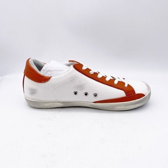 NIB Golden Goose Superstar distressed leather and suede sneakers Size 39