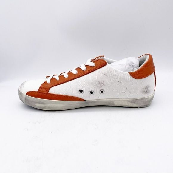 NIB Golden Goose Superstar distressed leather and suede sneakers Size 39